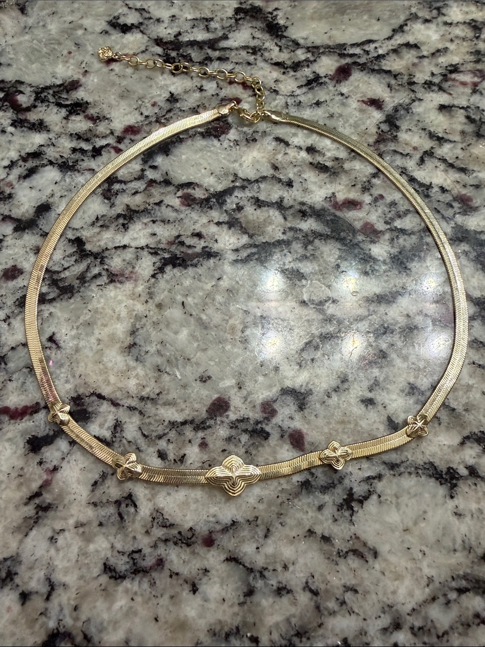 Kendra Scott Abbie Herringbone Necklace - Picture 1 of 1